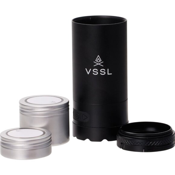 VSSL‎ Mini Stash Black Speaqua Bluetooth Speaker Aluminum Tins 4.7